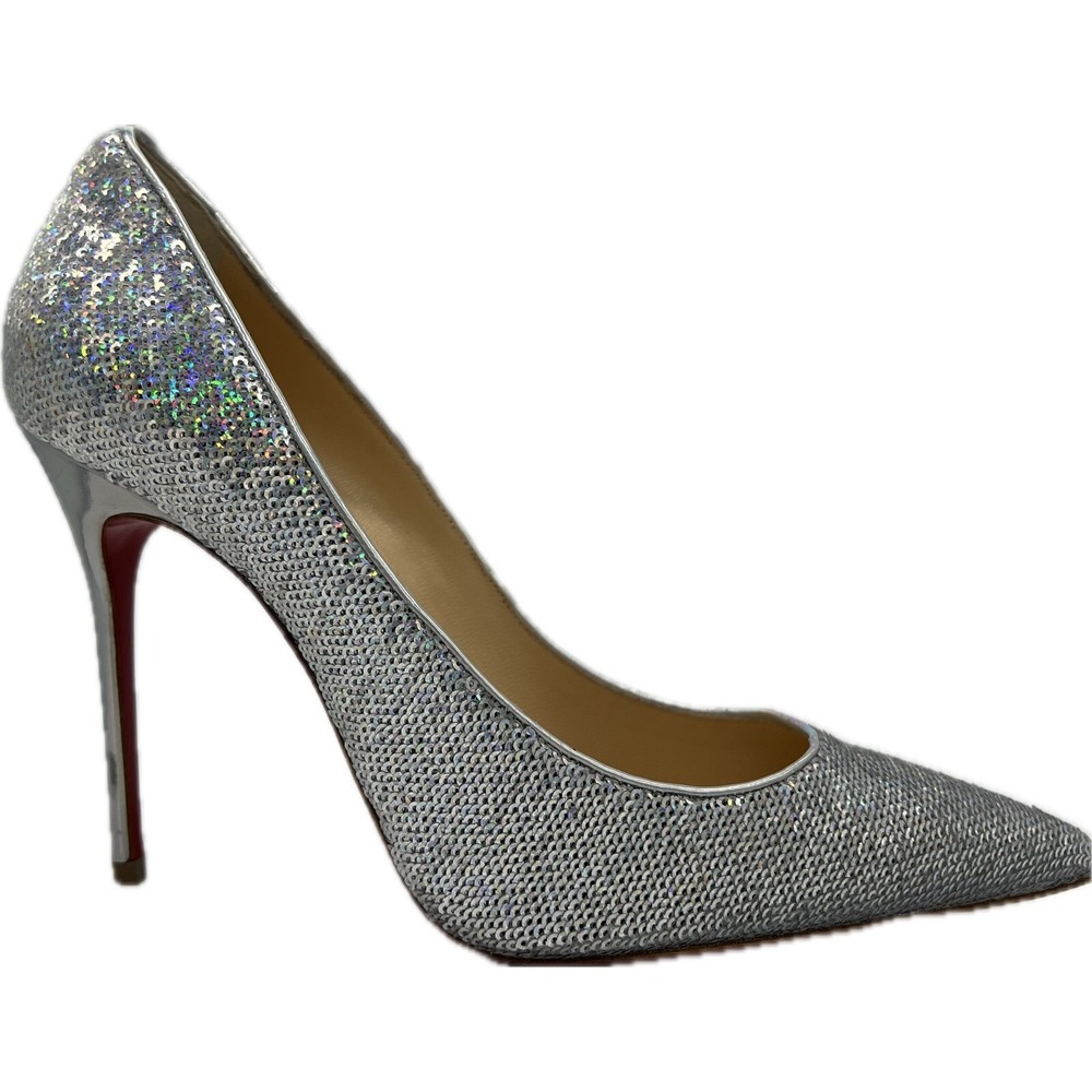 Christian Louboutin Kate 100mm Paill Hotfix Laser Sequin Pumps EU 39.5/US 9.5